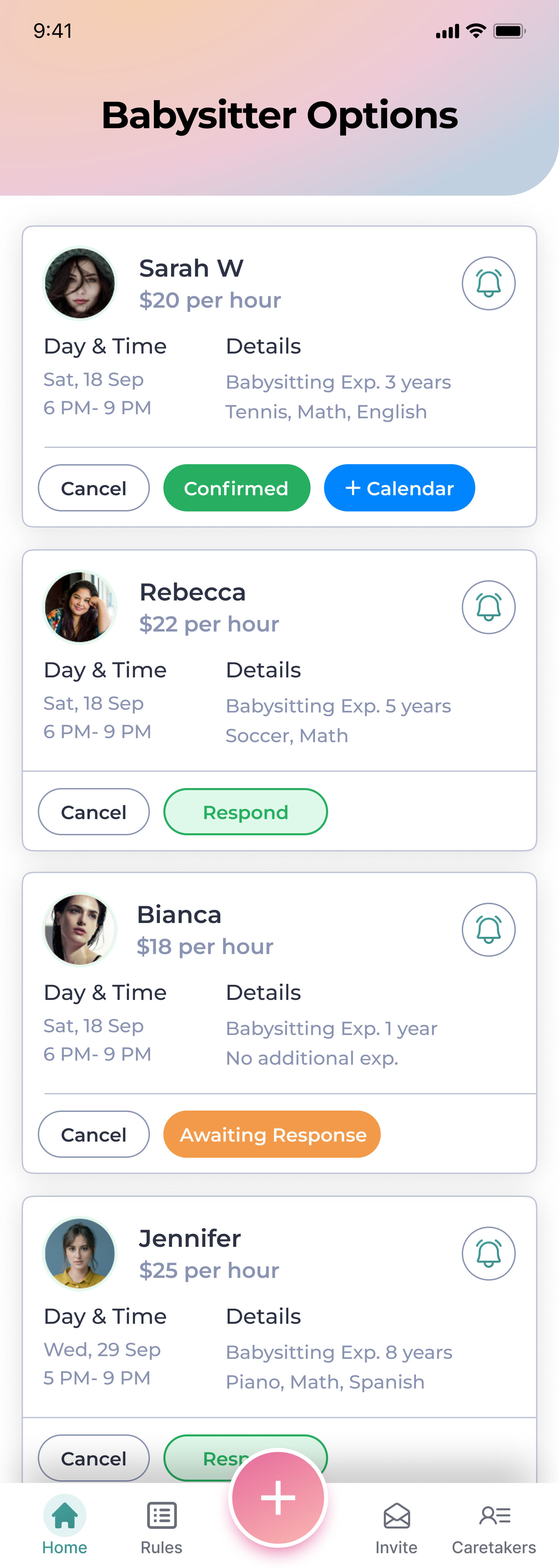 KidZoo ChildCare - Babysitter Options