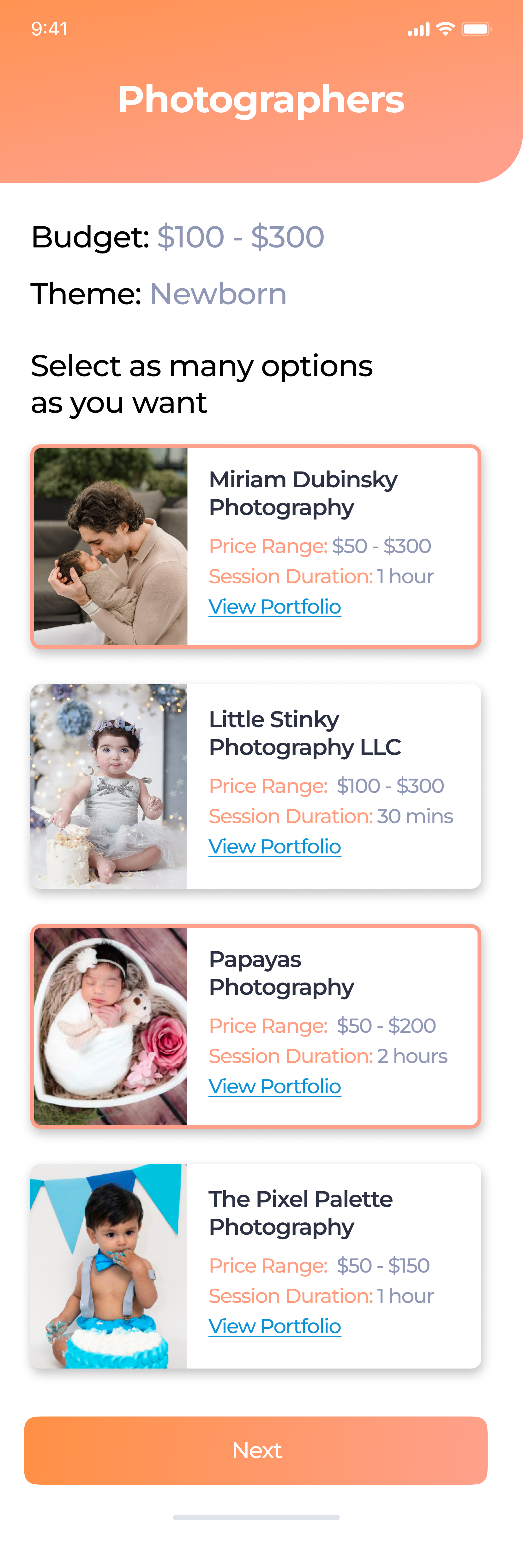Sample Portfolio